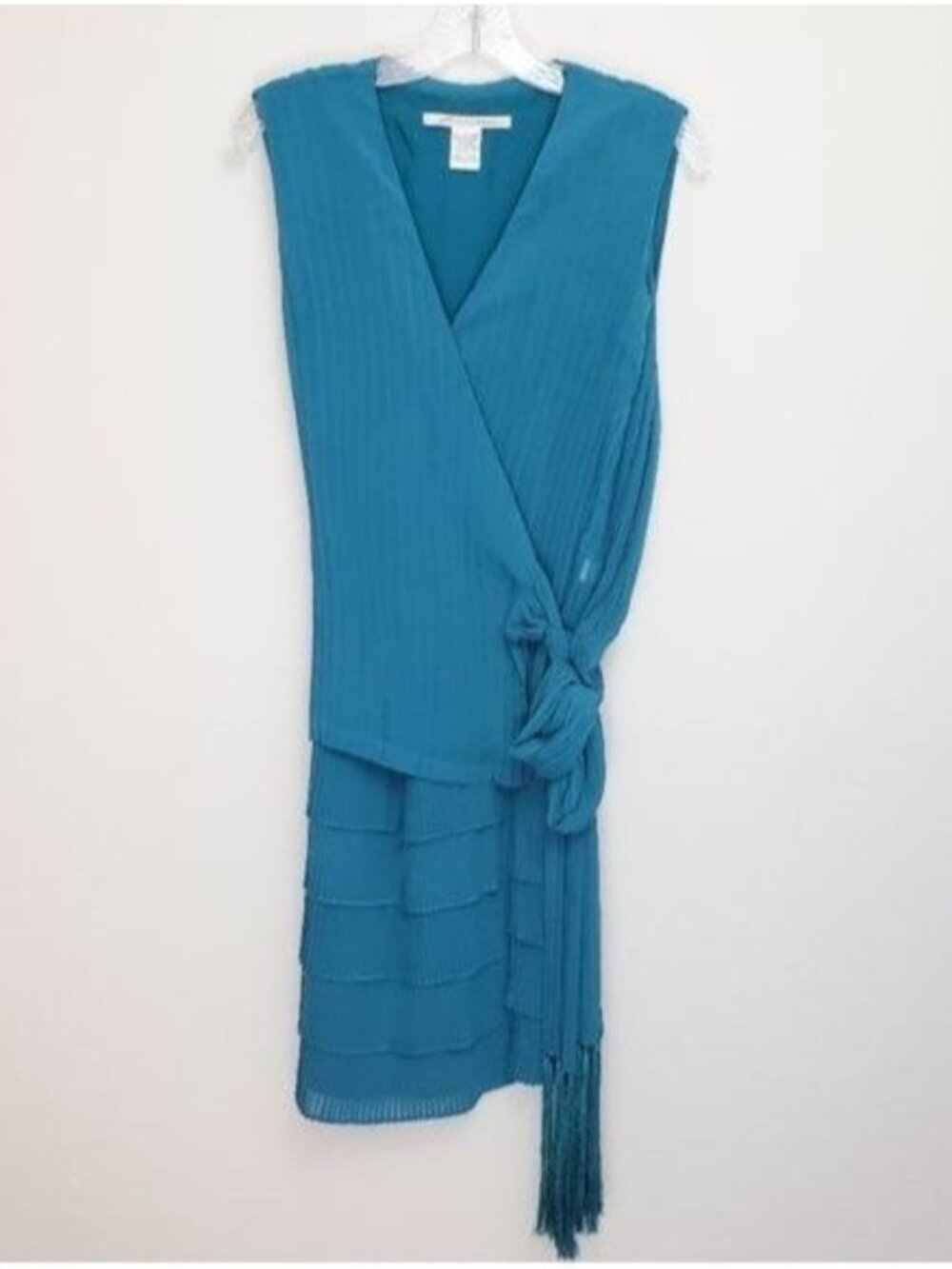 Vintage Diane von Furstenberg Solenn pleated dress